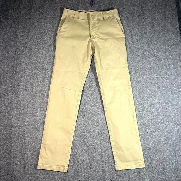Lee Extreme Comfort Slim Fit Khaki Tan Stretch Pants Men’s Work Size 29X32(31) - Picture 1 of 10